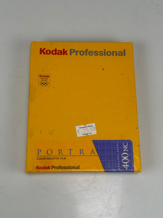 Kodak Professional Portra 400 NC 4X5 Color Negative Film 10 sheet box