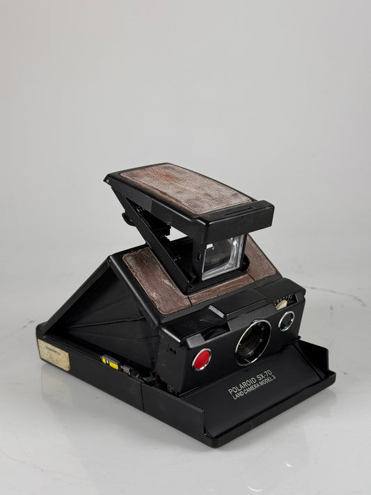 Polaroid SX-70 model 3 film land camera black