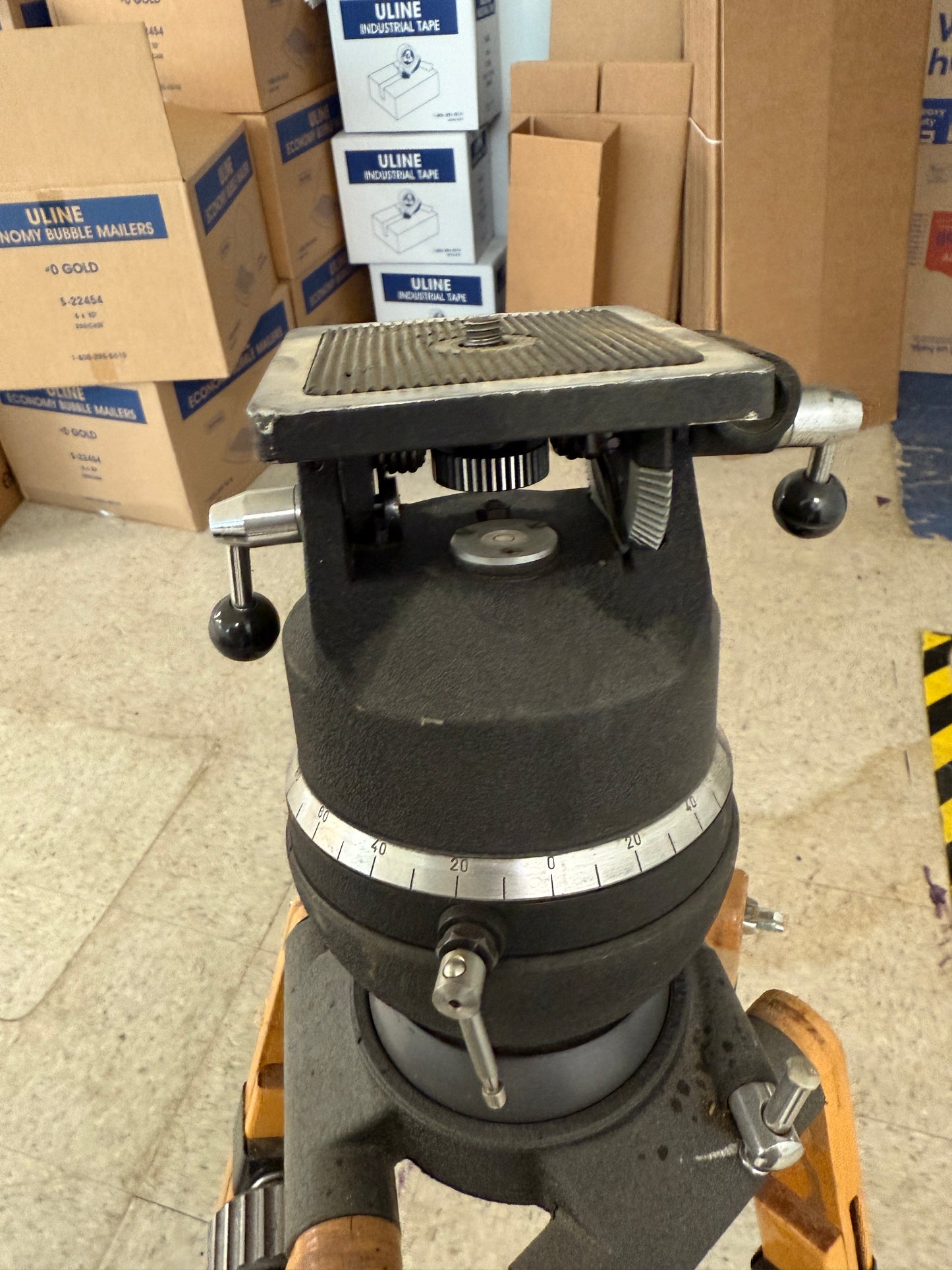 Arri wooden tripod with Cartoni head RARE vintage