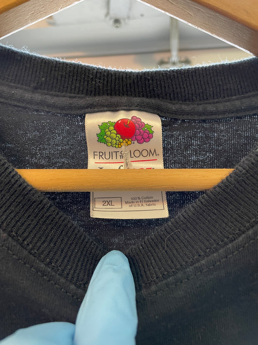 Vintage Philadelphia Eagles NFL Swoop 2004 roster T-shirt XL Black