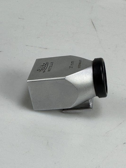 Leica 21mm Bright Line Finder Viewfinder Germany Chrome Metal
