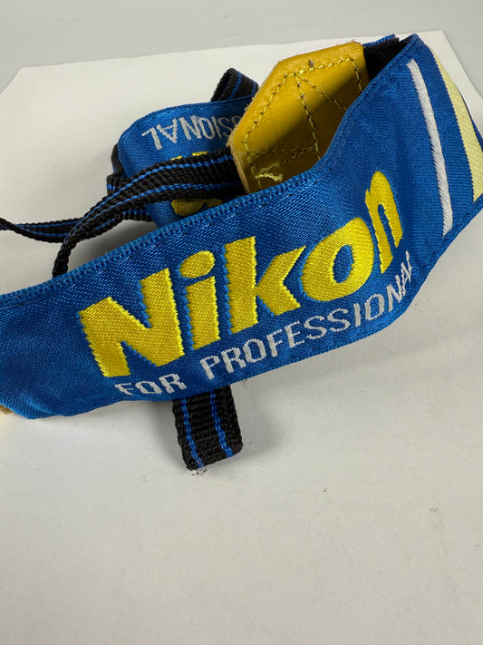 Nikon NPS Strap Limited Nikon Professional Services Strap Blue Yellow