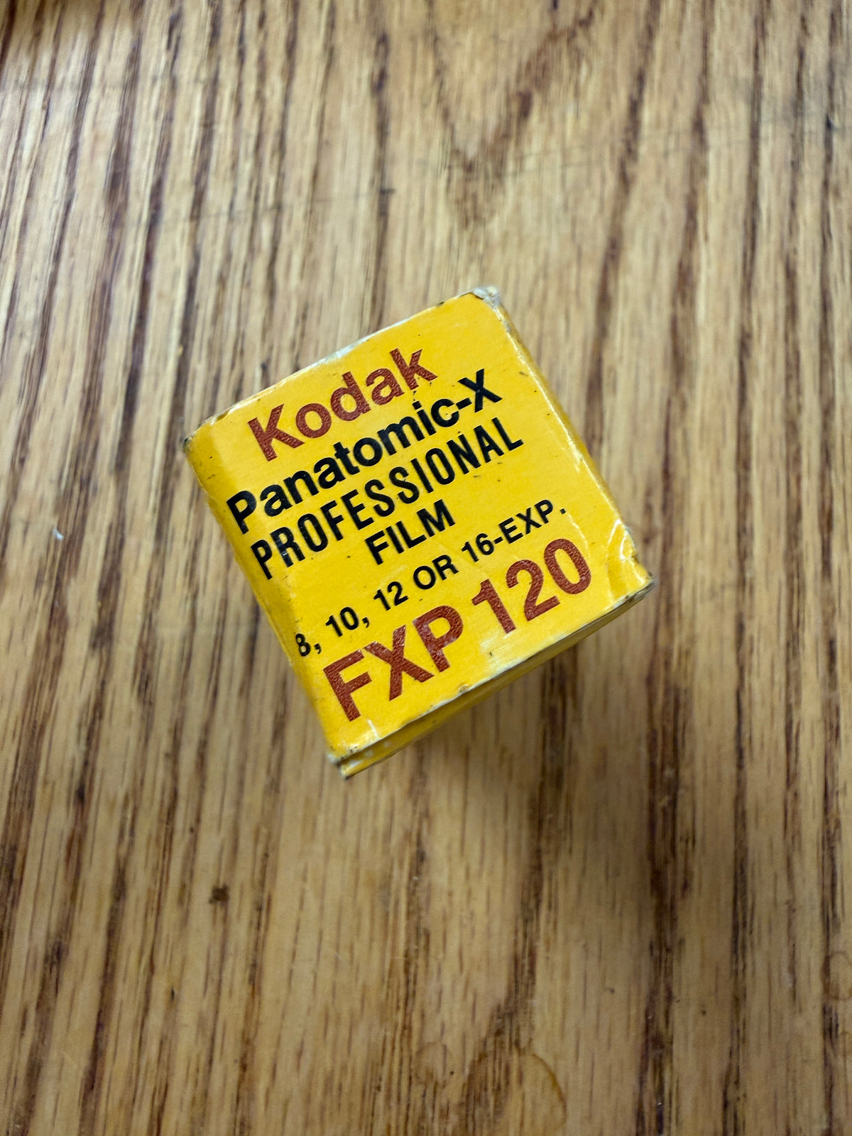 Kodak Panatomic-X ASA 32, 120, FXP120, B&W film ONE ROLL