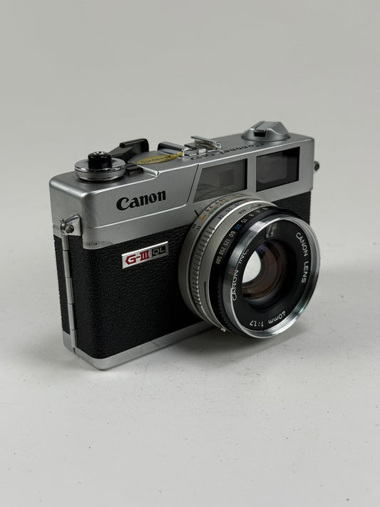 Canon Canonet QL17 GIII 35mm Rangefinder Film Camera 40mm f1.7