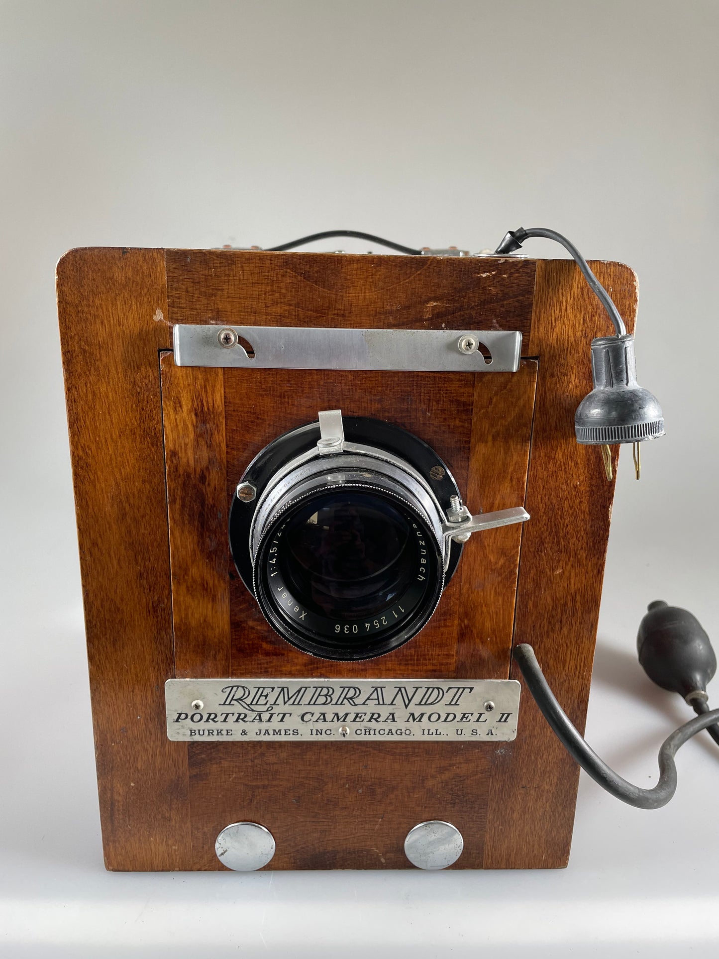 5x7 Burke & James Rembrandt Portrait Camera Model II w/ zenar 240mm f4.5 lens