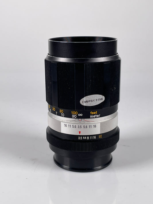 Konica MF 135mm F3.5 Hexanon EE AR Lens 135/3.5