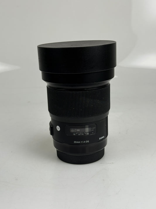 Sigma AF 20mm f1.4 DG HSM Art 015 Lens Canon EF