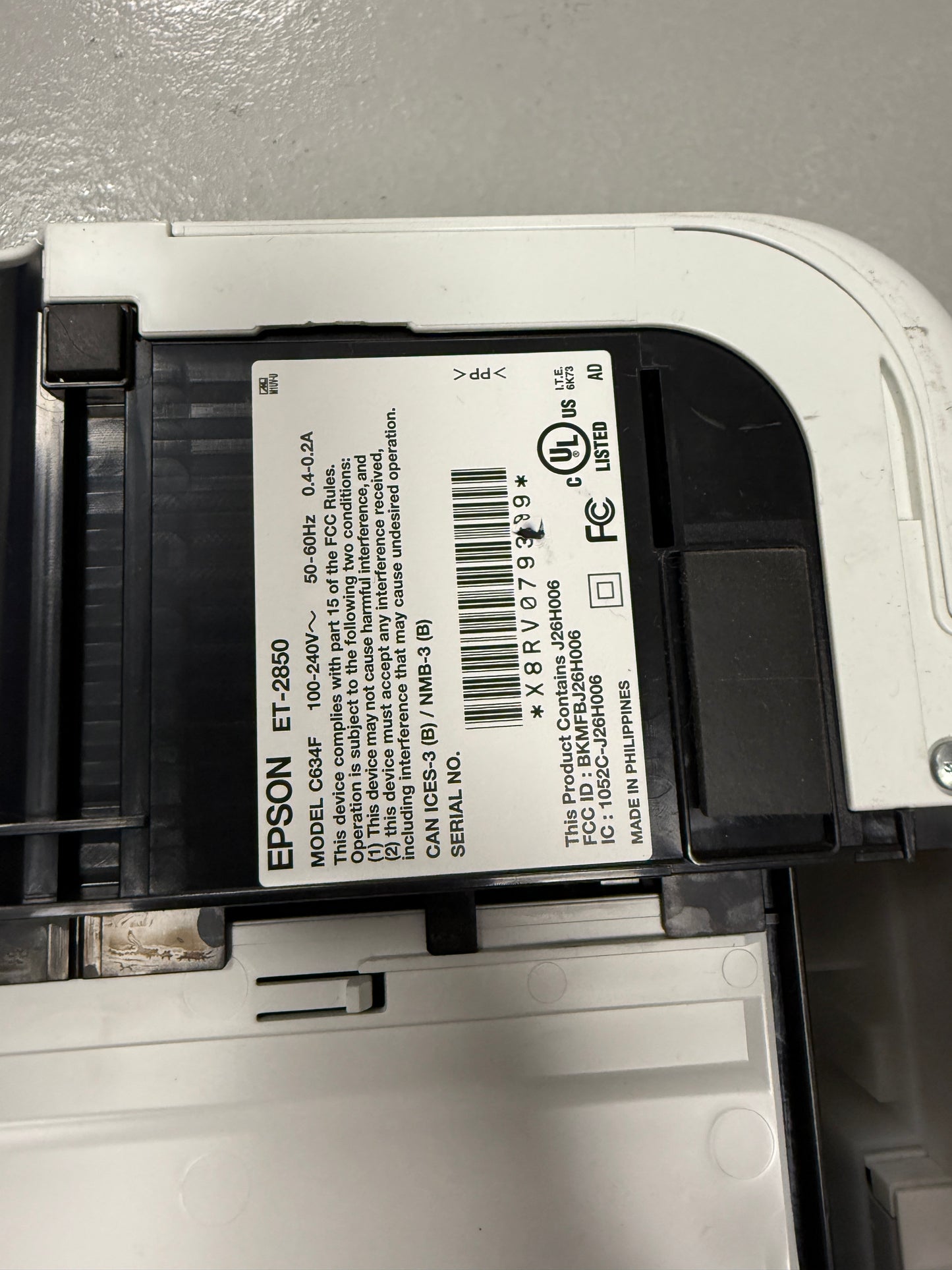 Epson EcoTank ET-2850 Wireless Color Inkjet All-In-One Printer
