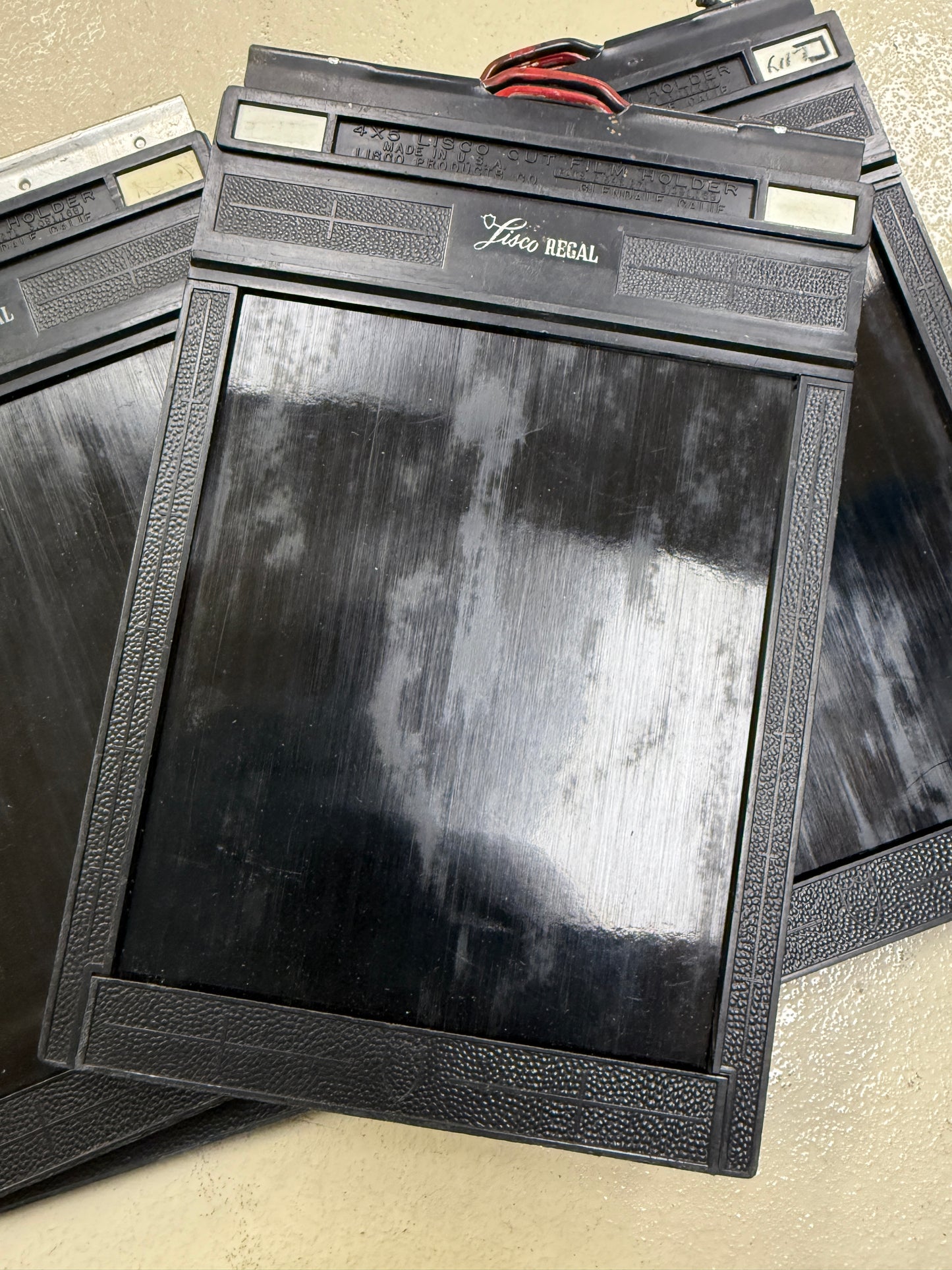 Lisco Regal 4x5 Cut Sheet Film Holder Plastic LOT of 5