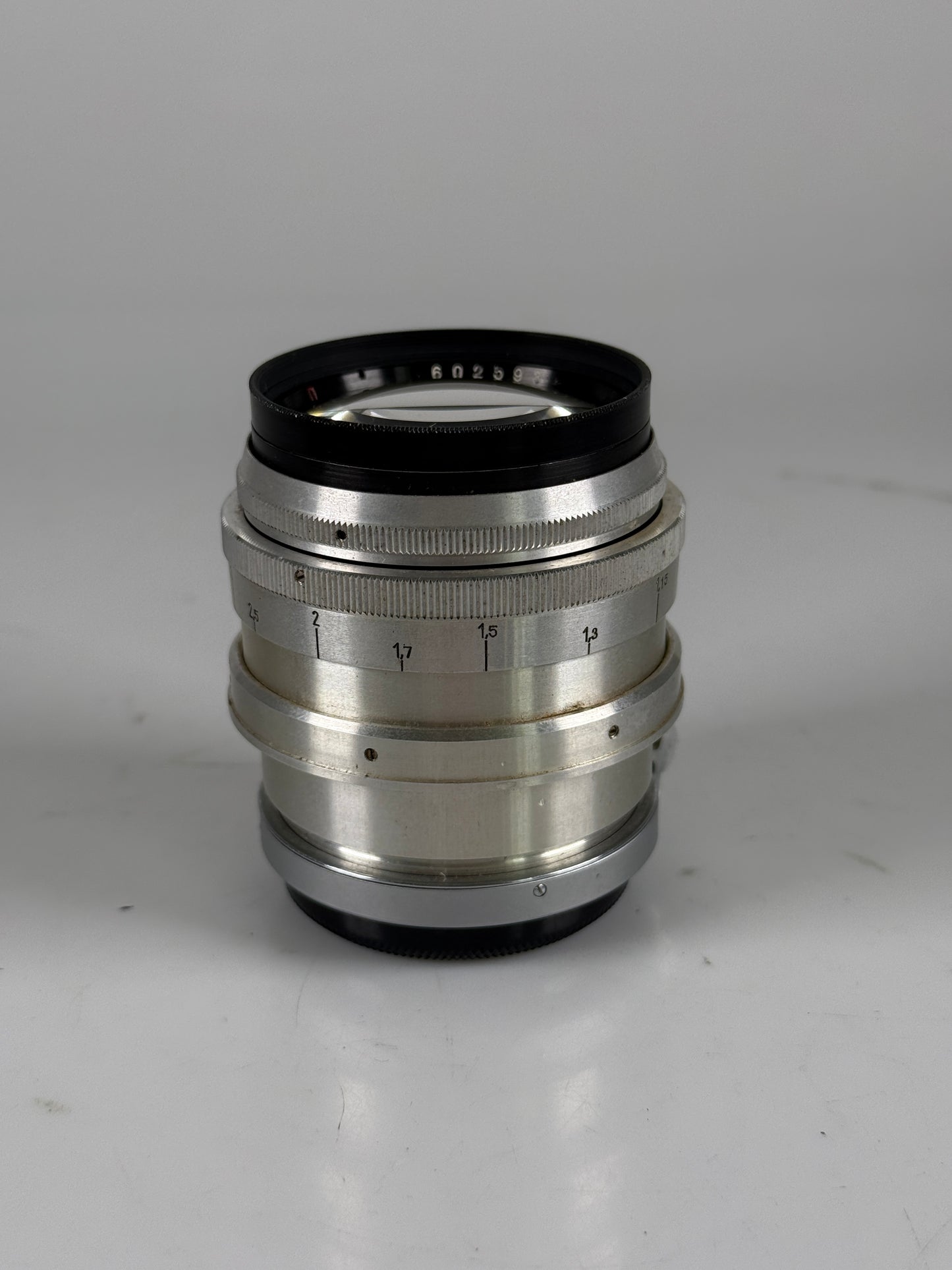 Jupiter-9 f2/85mm Red P USSR Soviet copy SONNAR Lens to 85mm Camera Kiev Contax