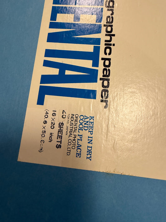 Oriental Seagull Photo Paper 25 Sheets 16x20 inch G-4 Bromide