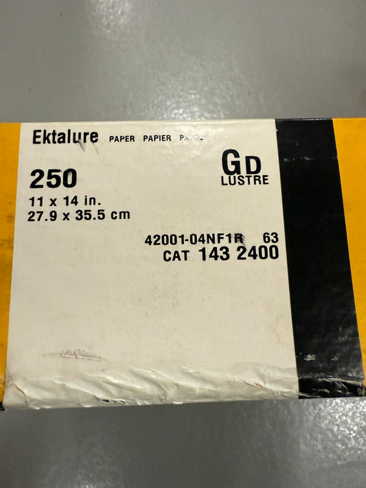 Kodak Ektalure GD Lustre Paper - 11x14, 250 sheets, SEALED double weight