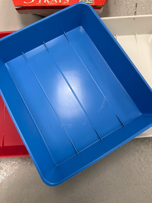 Yankee set of 3 Agitray 8x10 darkroom tray Plastic