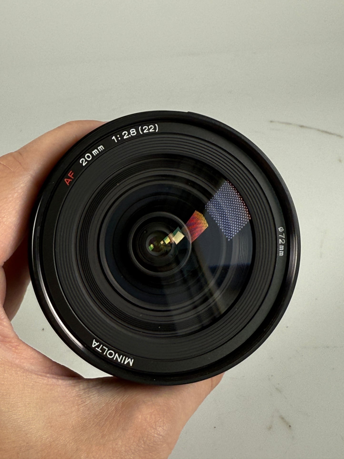 Minolta AF 20mm f2.8 Wide Angle Prime Lens for A Mount