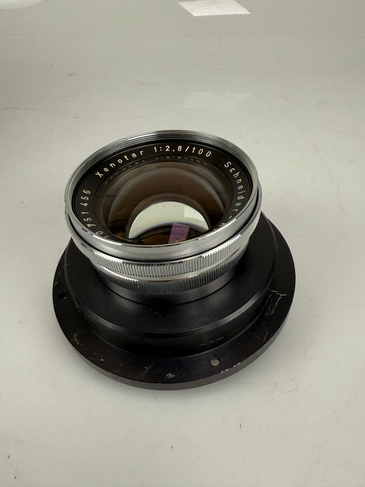 Schneider Kreuznach Xenotar 100mm F2.8 Large Format Lens Vintage Rare