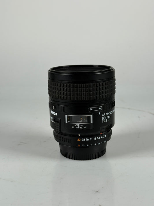Nikon Nikkor AF 60mm f2.8 D micro macro lens