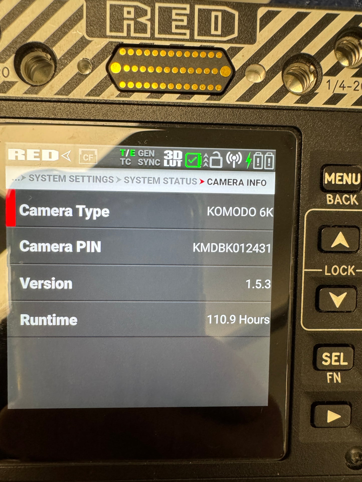 RED Digital Cinema Komodo 6K Camera Package Canon RF