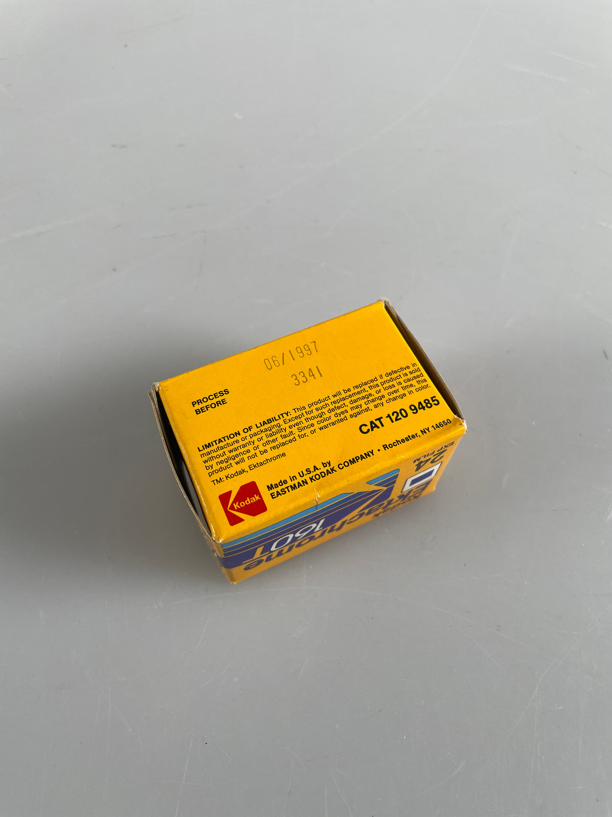 Kodak Ektachrome 160T Tungsten ET 135-24 35mm Film Expired 1997