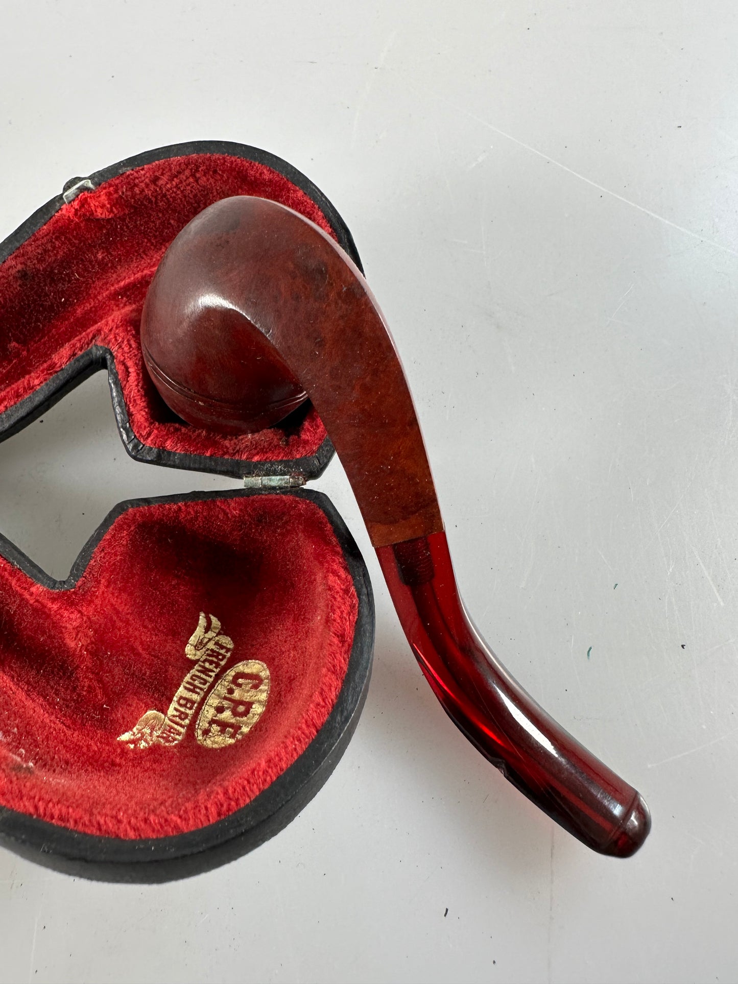 KBB Blue Line Bakelite Pipe, Unsmoked French Briar