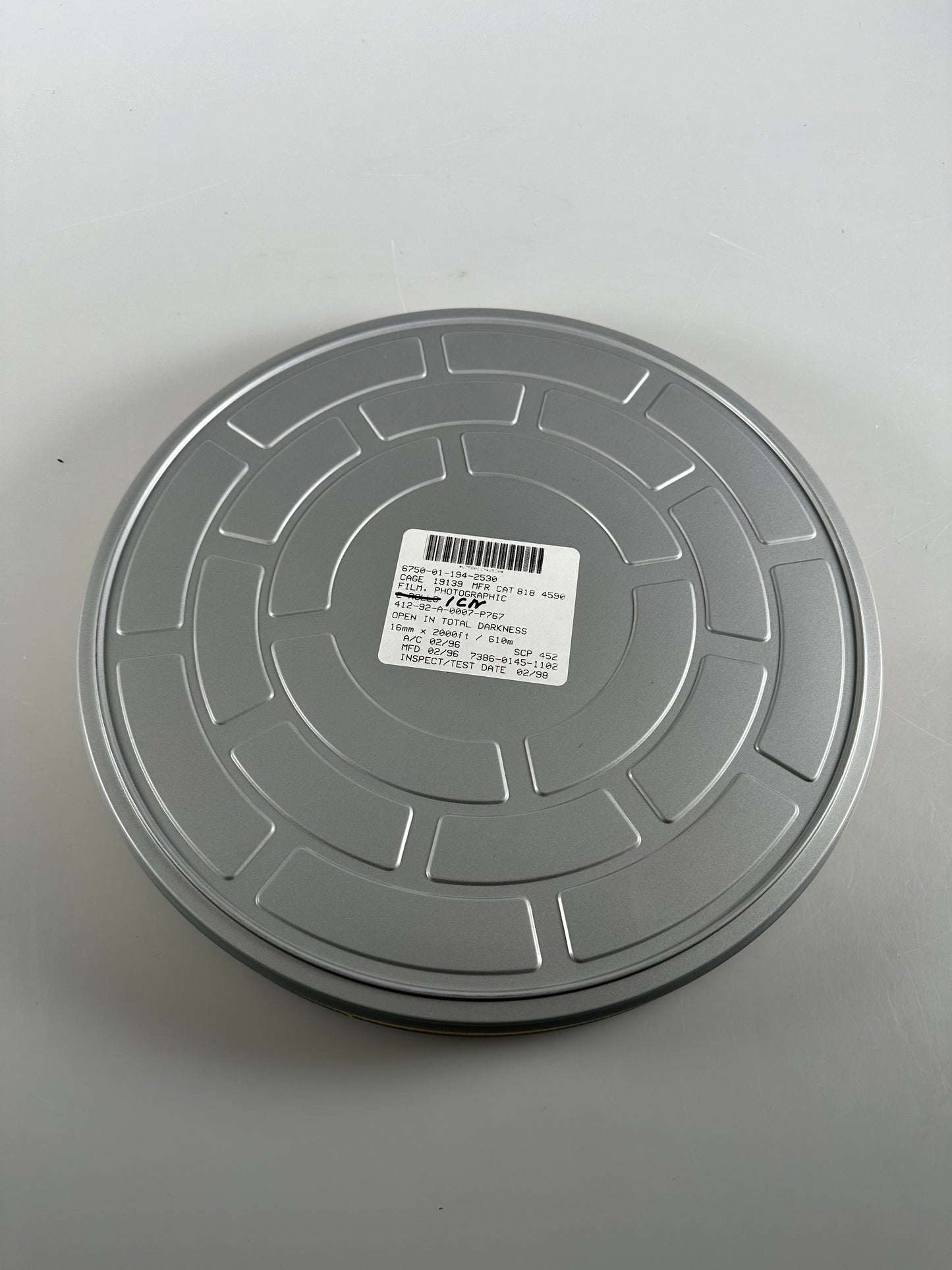 Kodak Motion Picture Film EXR 7386 16mm 2000 FT cinema