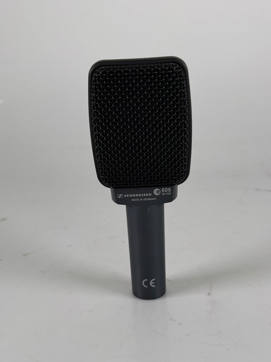 Sennheiser e 609 Silver Super-Cardioid Dynamic Instrument Microphone for Guitar
