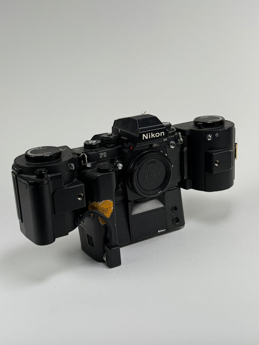 Nikon F3 Body with MF-4 250 Exposure Film Magazine Back Holder - Heinz Kluetmeier