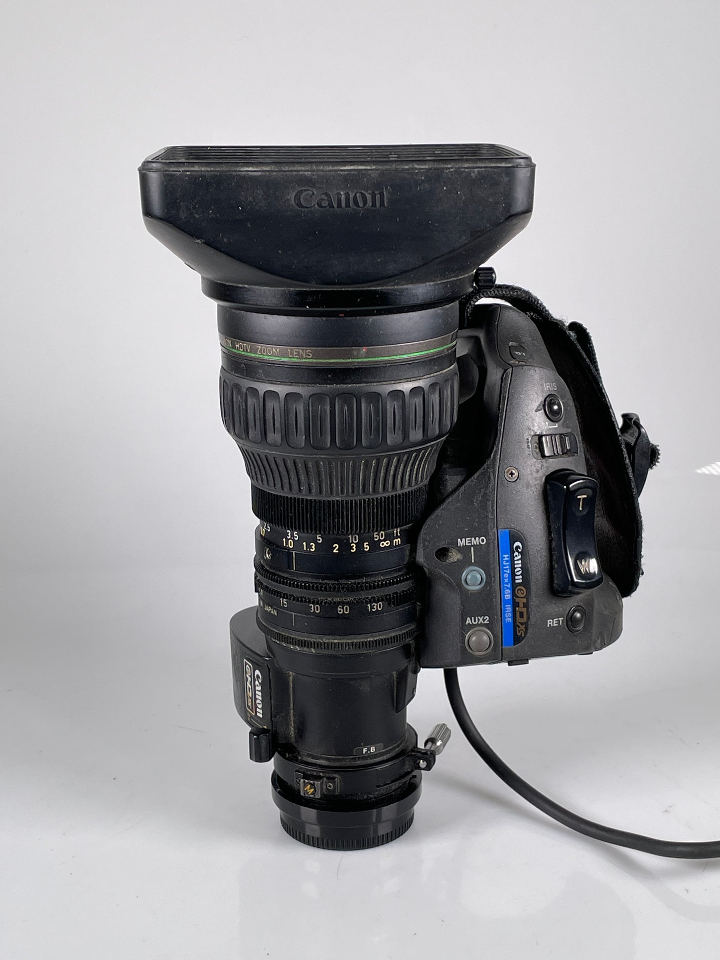 Canon HJ17ex7.6B-IRSE eHDxs 17x2/3 ENG Lens w/ 2x - 7.6-130mm f1.8