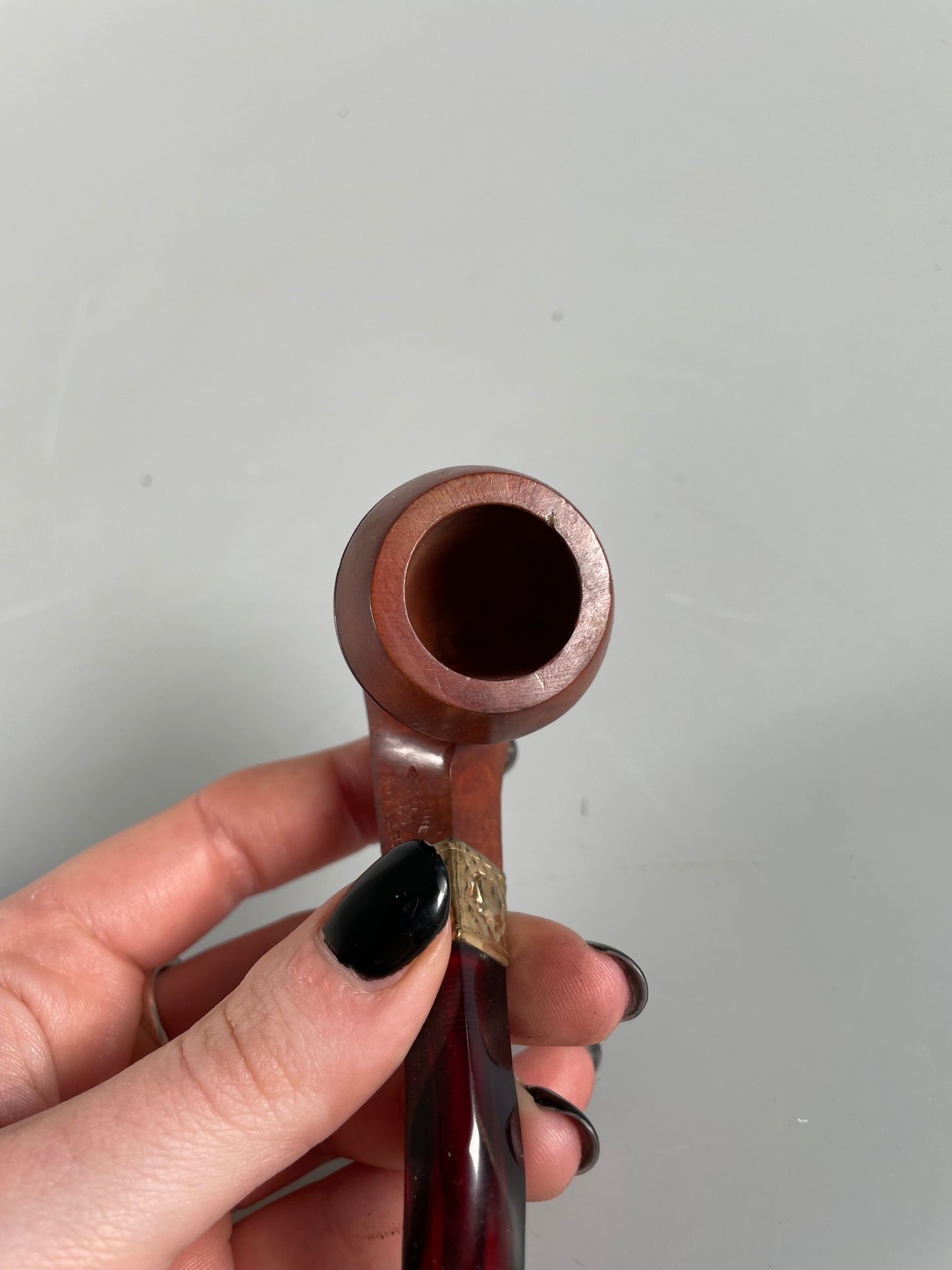 KBB Blue Line Bakelite Pipe, Unsmoked French briar