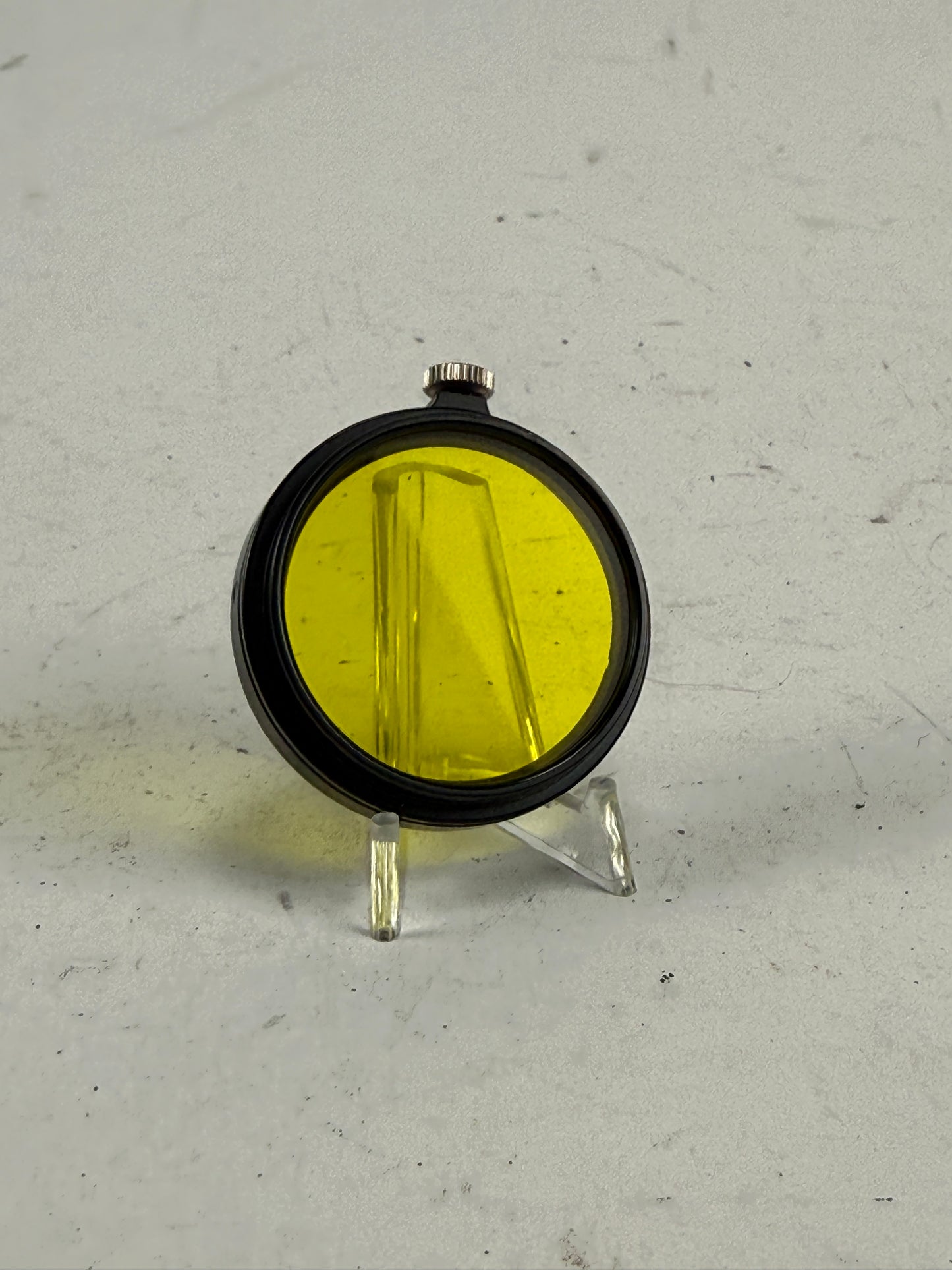 Leitz Leica Black A36 Yellow 2 Contrast Camera Lens Filter - Summitar push on 36mm