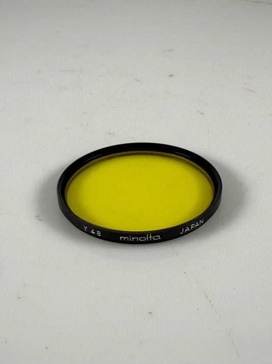 Minolta 55mm Screw Mount NA Y48 filter