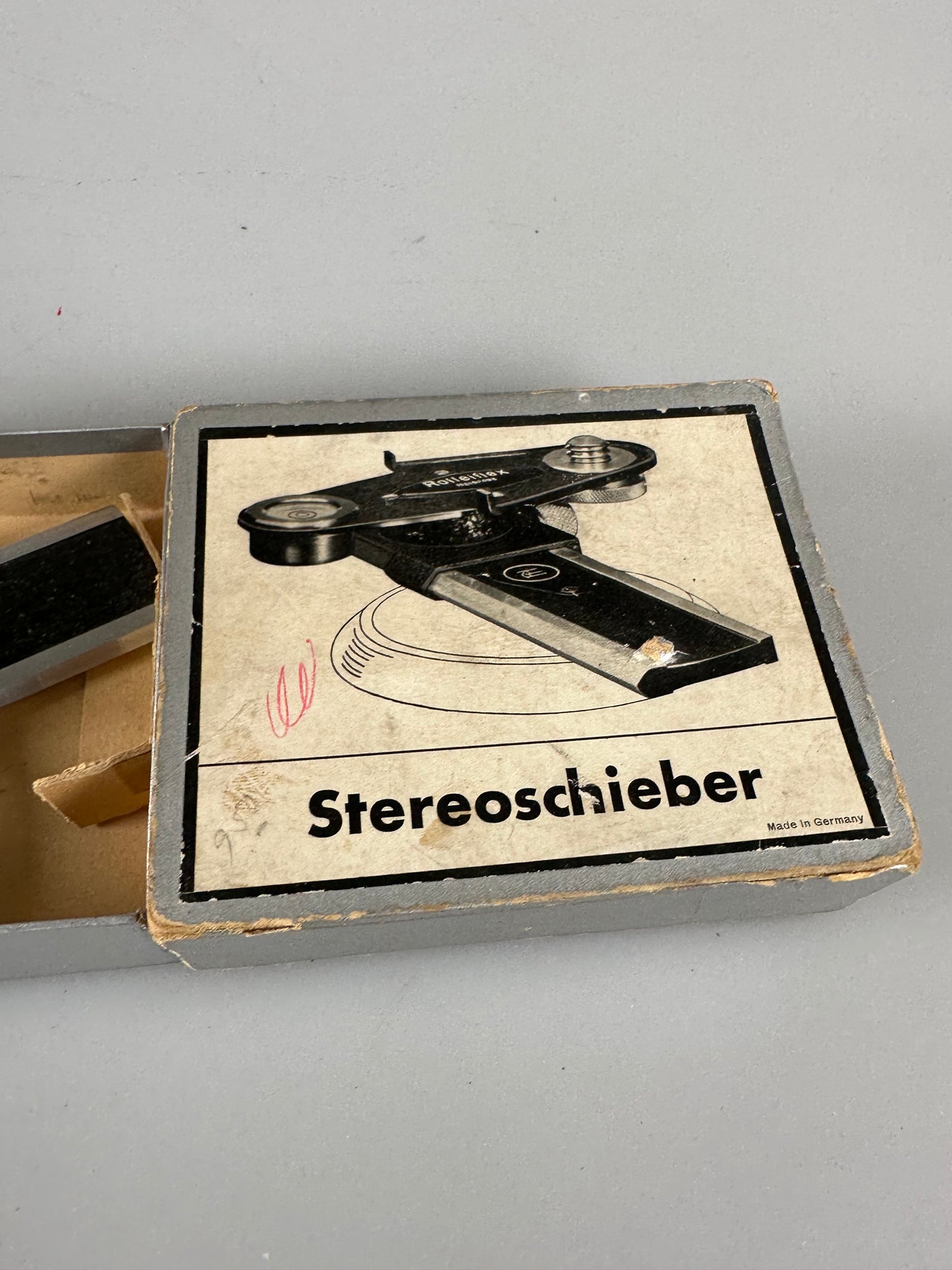 Rolleiflex Rollei Stereo Slider Attachment TLR (Stereoschieber) Model 1 Nickel