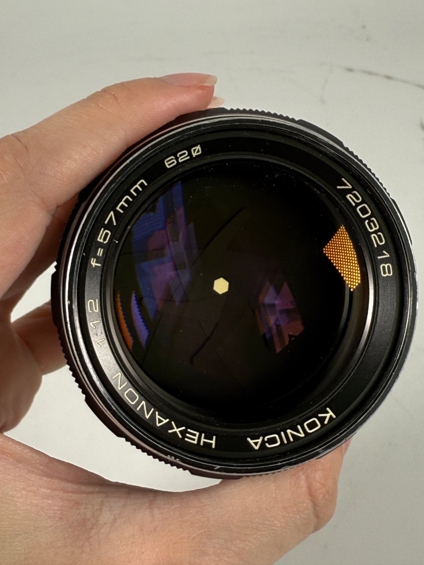 Konica HEXANON AR 57mm f1.2 MF Lens AR Mount