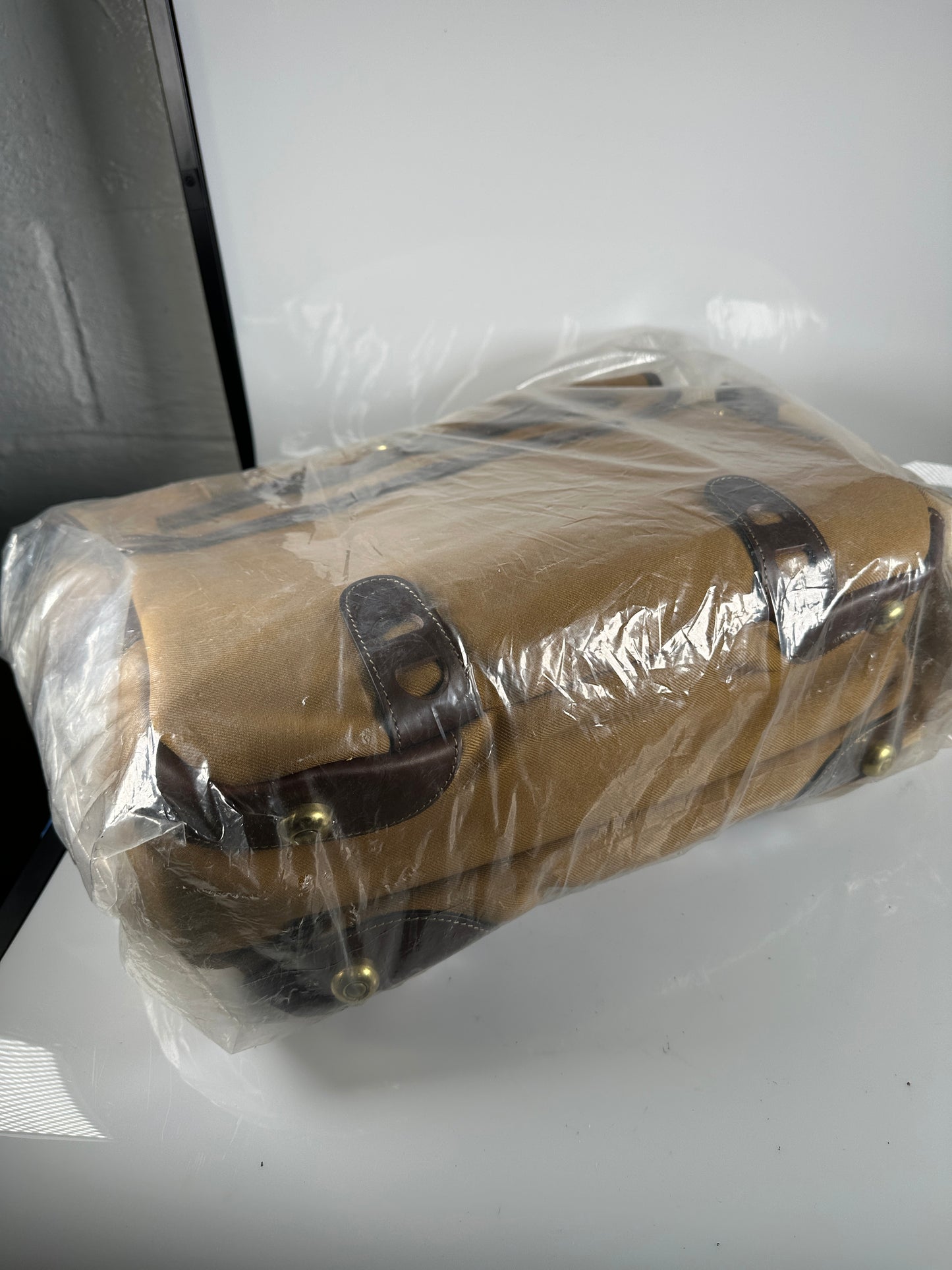 Billingham 307 camera bag EXCELLENT Khaki Fibrenyte canvas, leather 307L