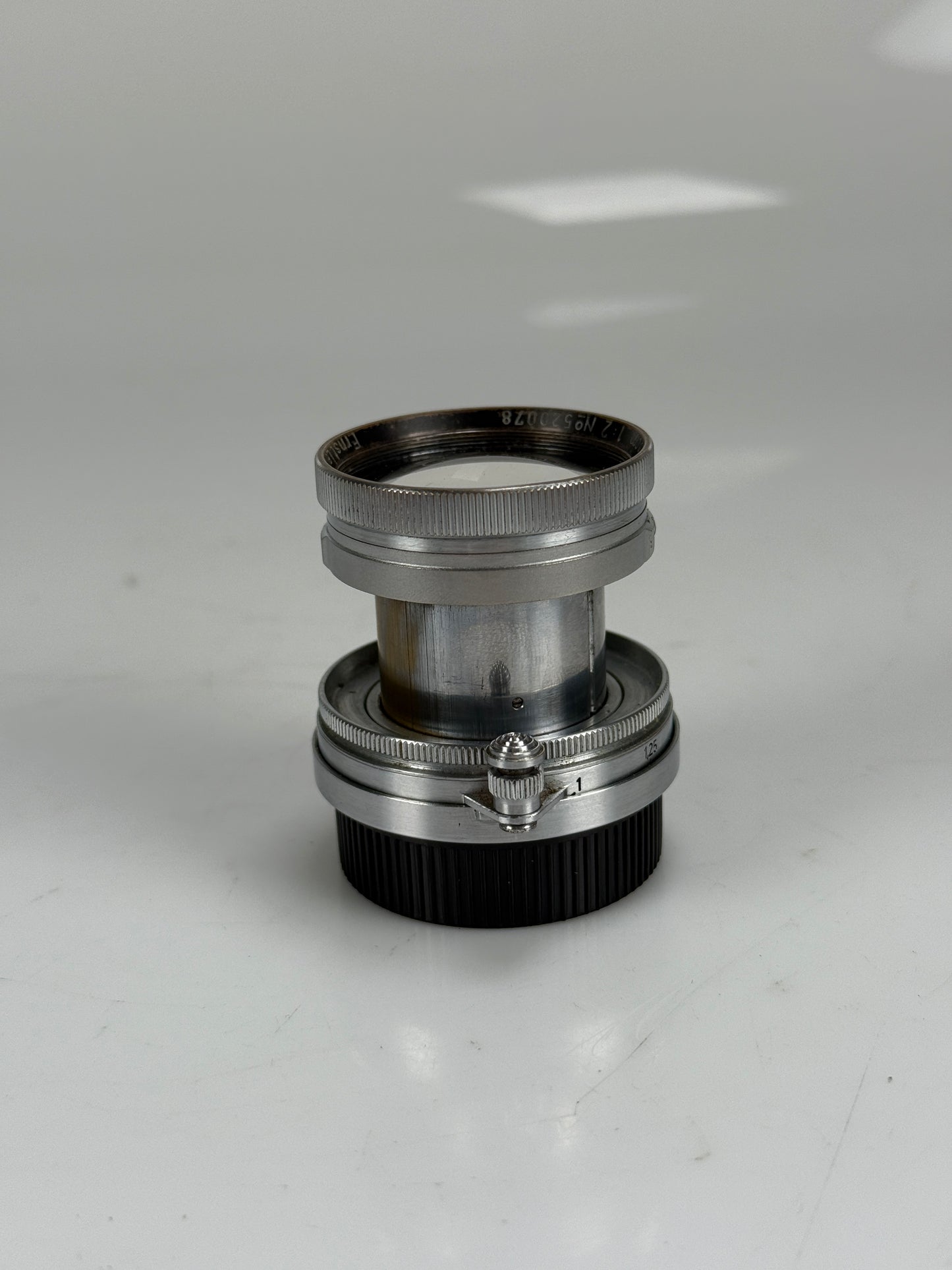 Leica Summitar 5cm f2 Ltm screwmount rangefinder lens Chrome