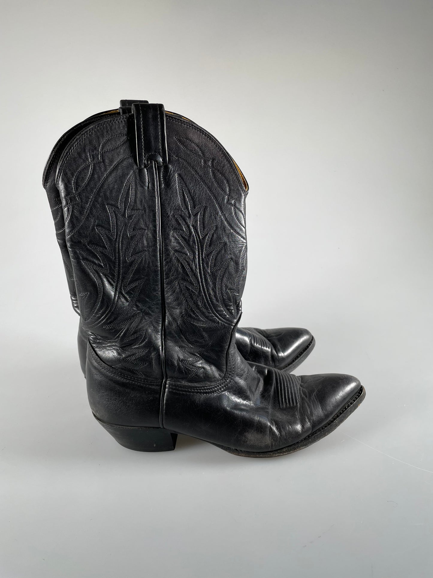 Nocona Men's Leather Western Boot, Black, 10