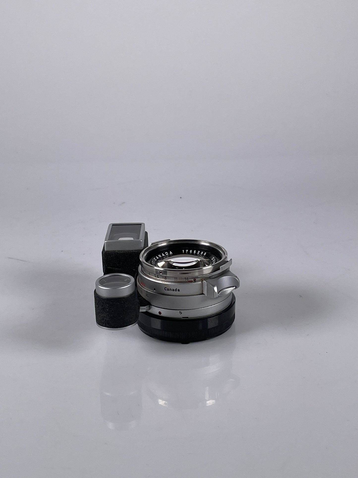 LEITZ Leica Summilux M 35mm F1.4 Steel Rim Lens Canada Chrome Goggles 11870