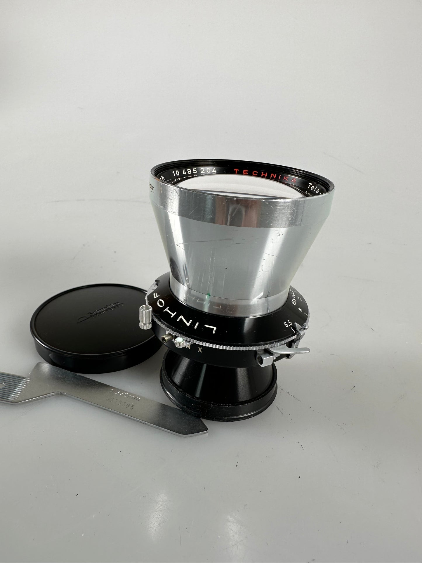 Linhof Schneider Kreuznach 270mm f5.5 lens (Linhof Technika Select) with cam