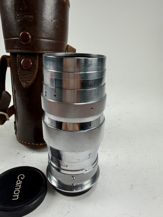 Canon Serenar 135mm f4 Leica Screw Mount LTM L39 Telephoto Lens