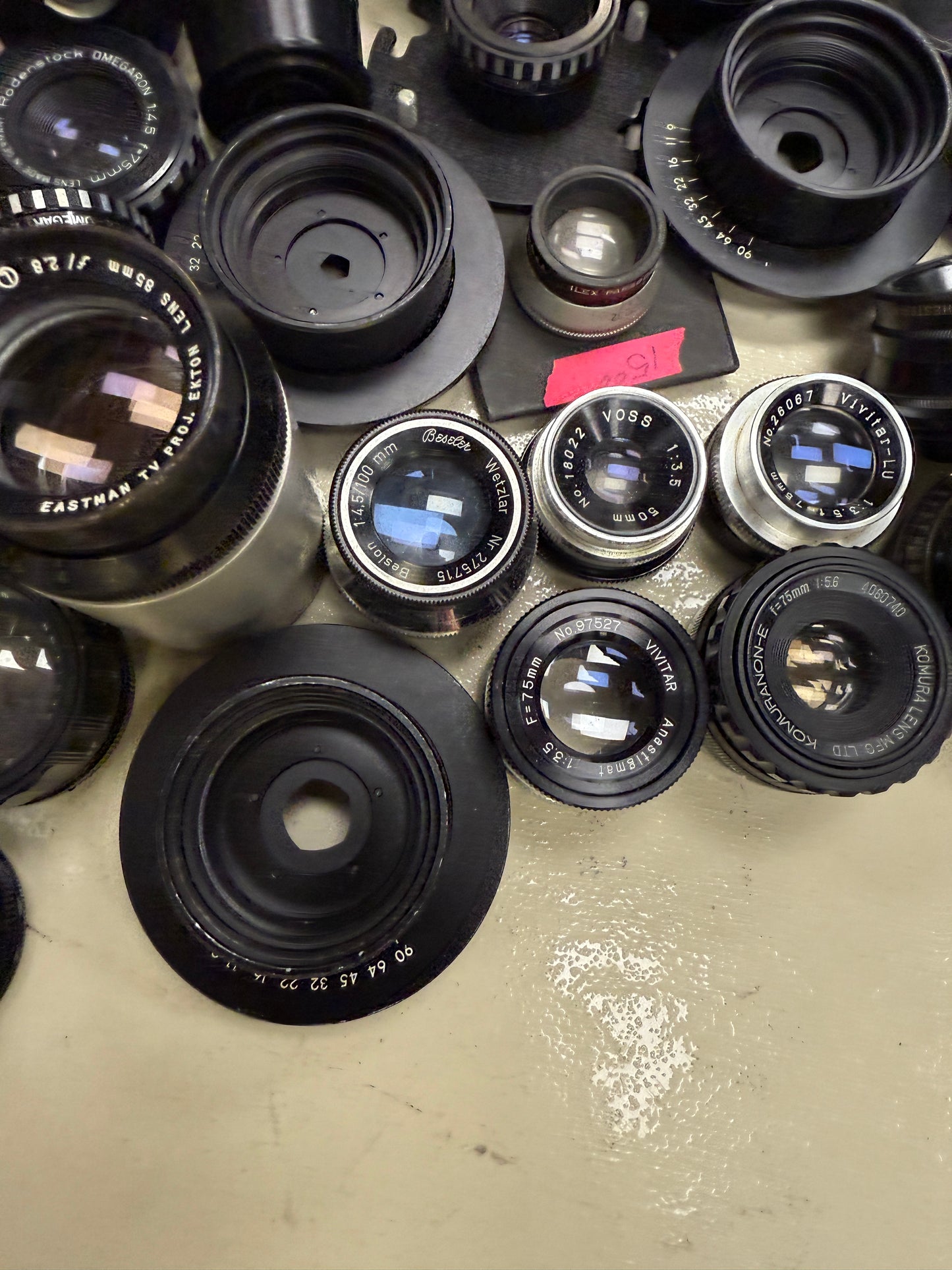 Schneider, Kodak, rodenstock, etc Lens Lot enlarging darkroom