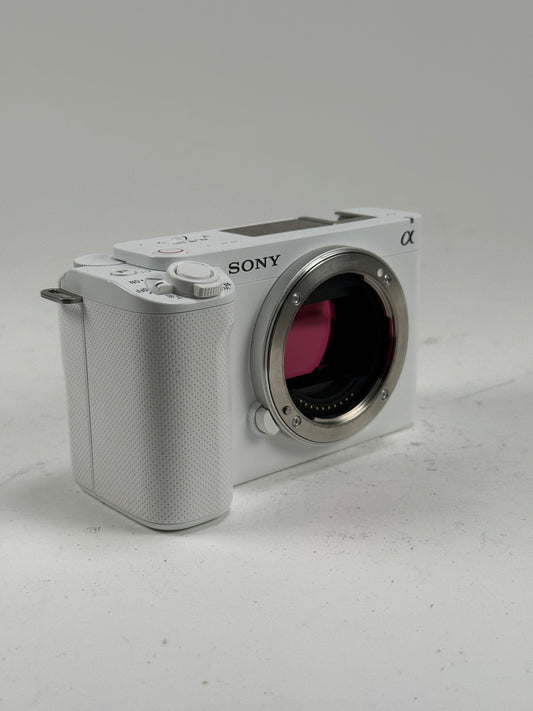 Sony Alpha ZV-E1 12.1MP Mirrorless Camera - White (Body Only)