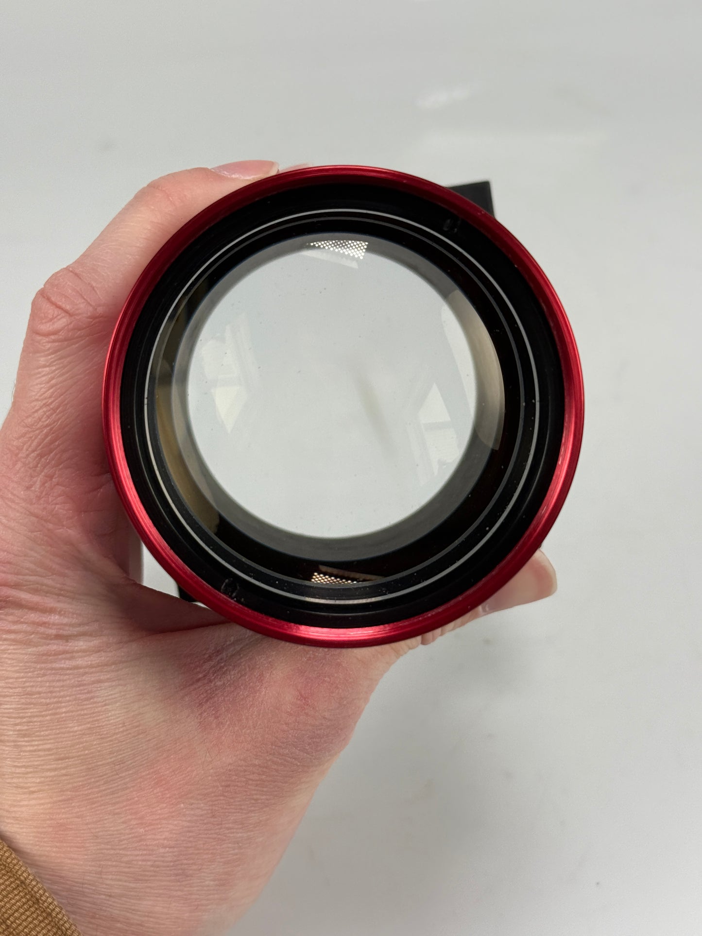 Buhl Projection Lens on a Graflex camera lens board