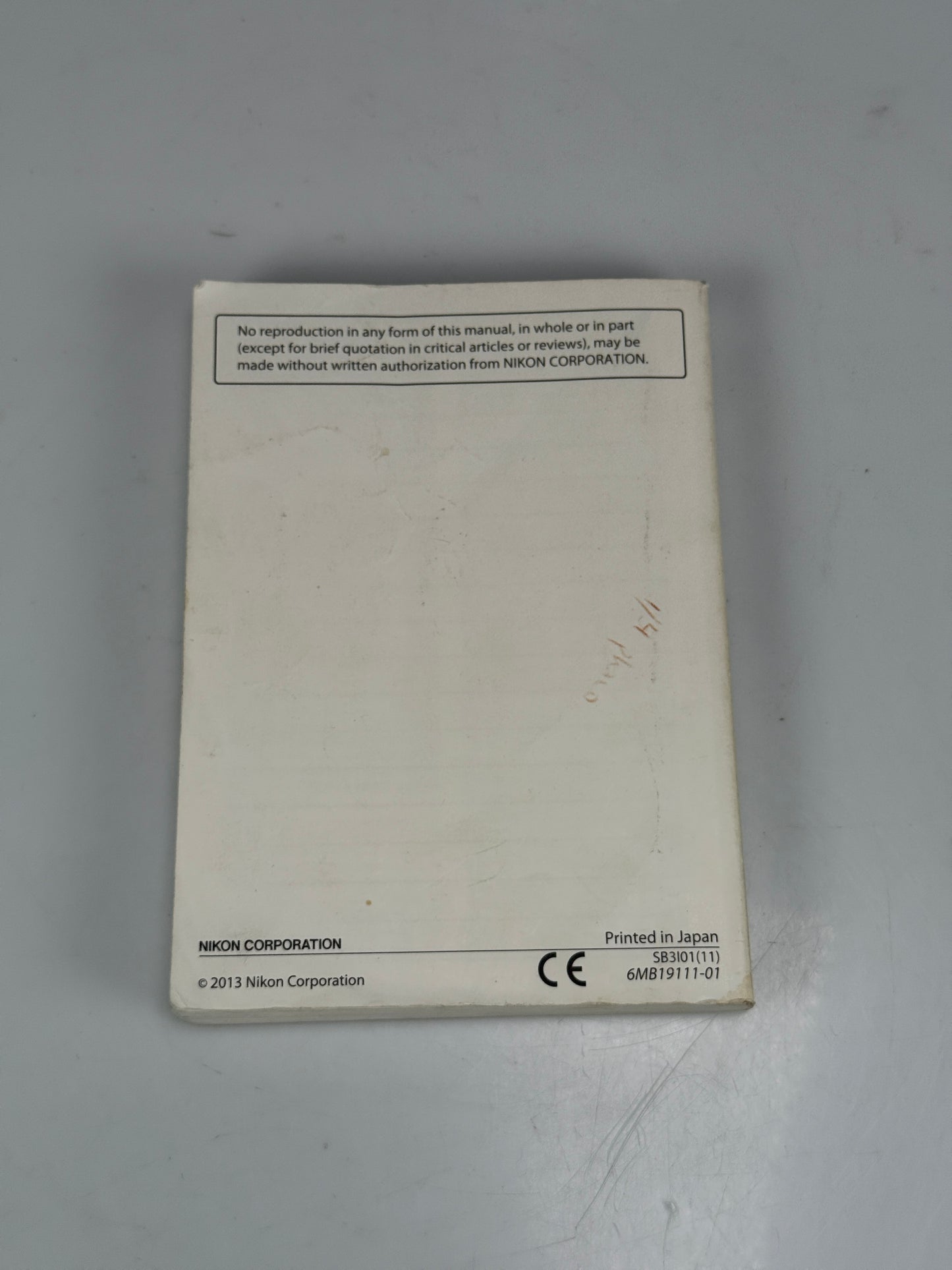 Nikon DF Genuine Camera Instruction Book / Manual / User Guide In English