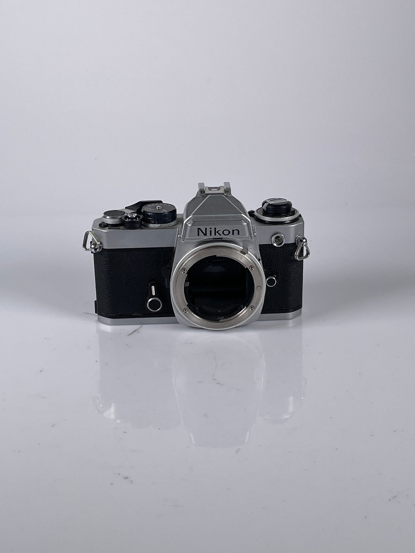 Nikon FE silver chrome 35mm SLR Film Camera Body