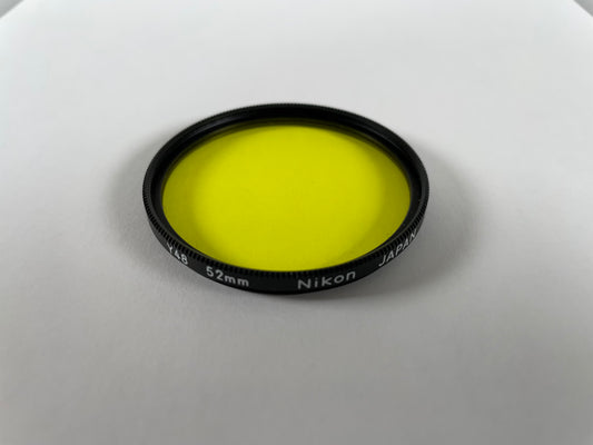 NIKON 52MM Y48 CAMERA LENS FILTER Yellow