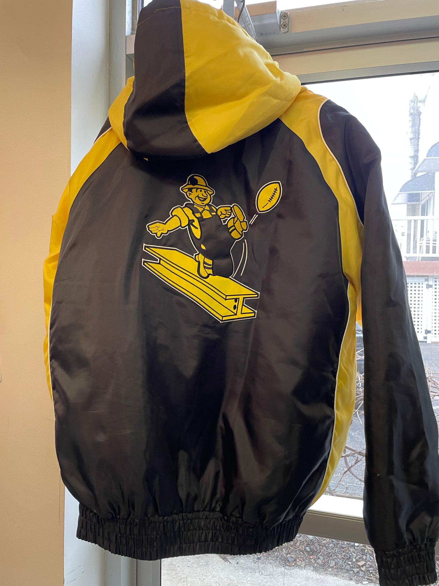 Pittsburgh Steelers Retro Vintage Throwback NFL Jacket XL