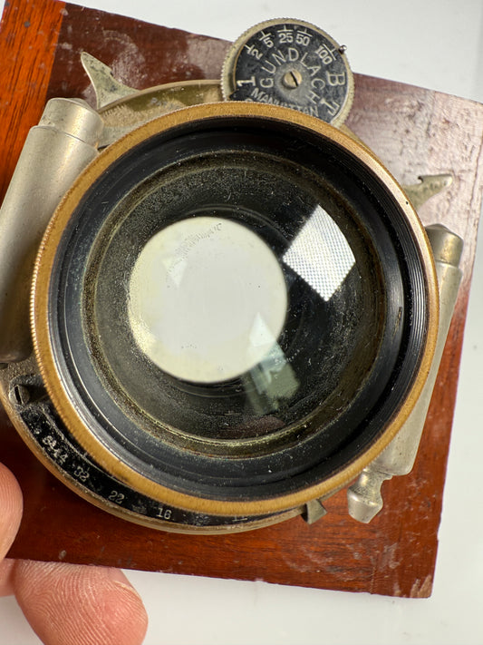 Gundlach Manhattan Rapid Convertible 6 1/2 X 8 1/2 brass lens