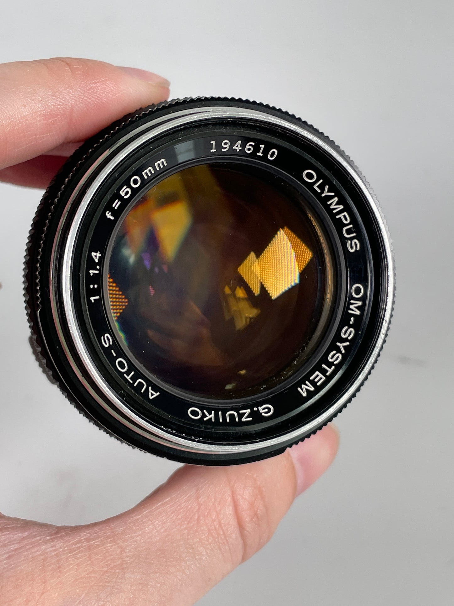 Olympus OM 50mm f1.4 Zuiko Auto-S Lens
