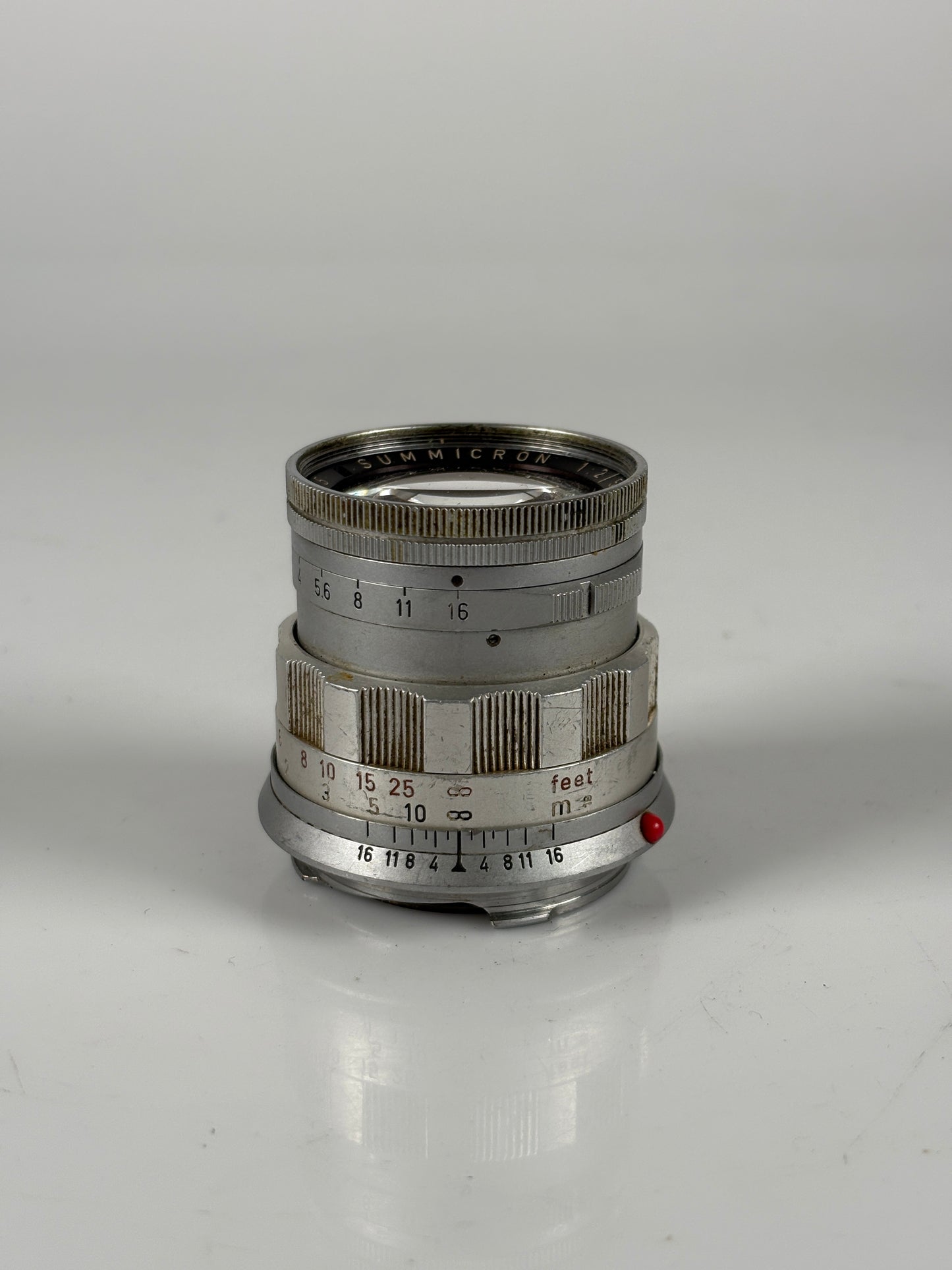 Leica Leitz Wetzlar Summicron-M 50mm f2 Lens Rigid
