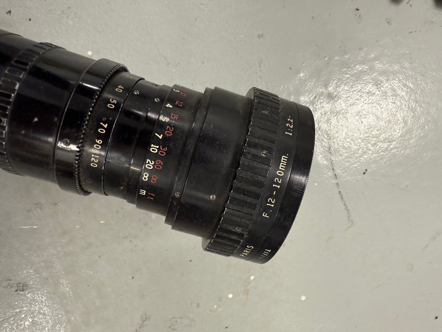 BACH Auricon CM-72A Cine Voice Cinema Sound Camera w/ angenieux 12-120mm f2.2 lens