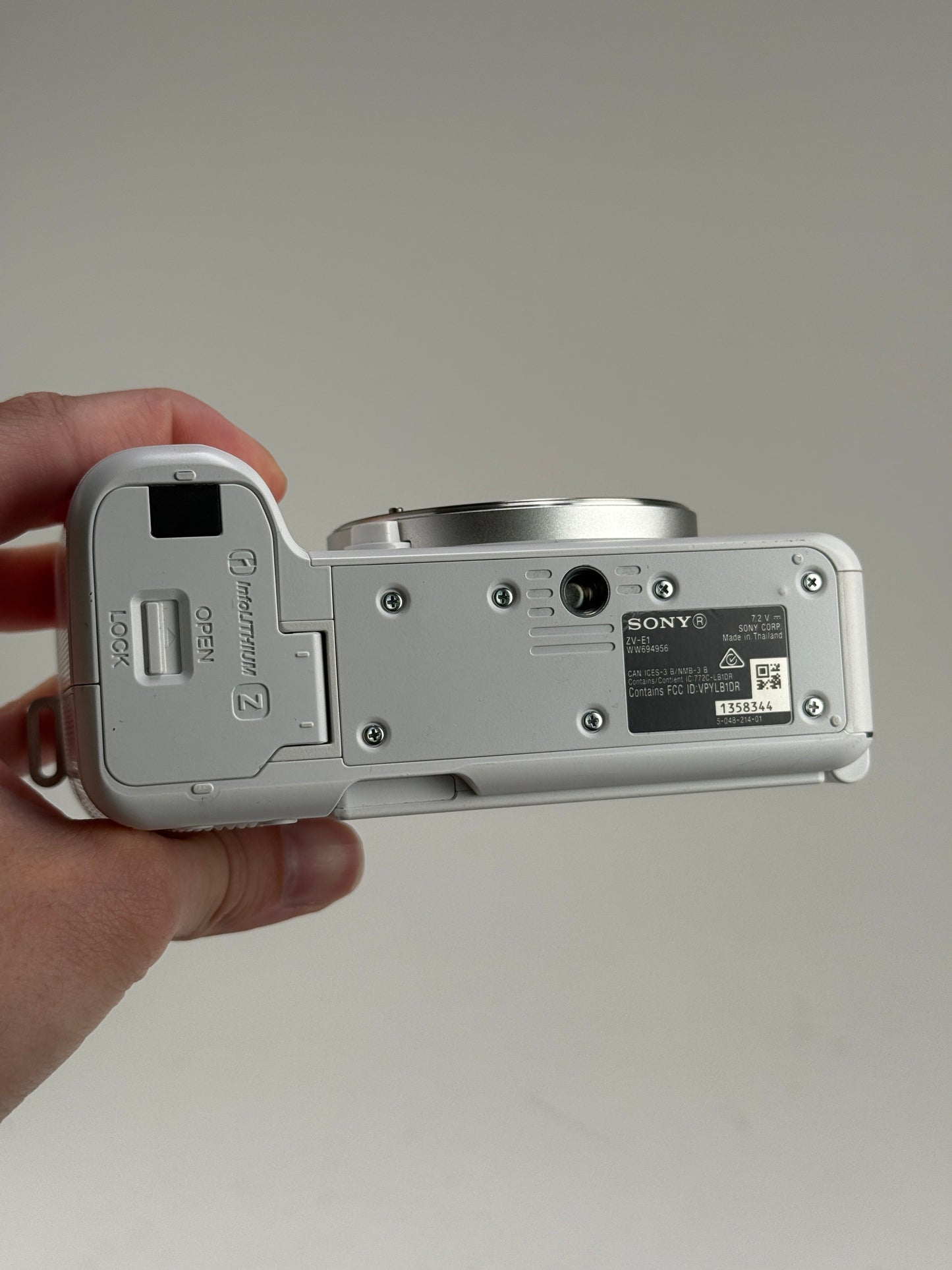 Sony Alpha ZV-E1 12.1MP Mirrorless Camera - White (Body Only)